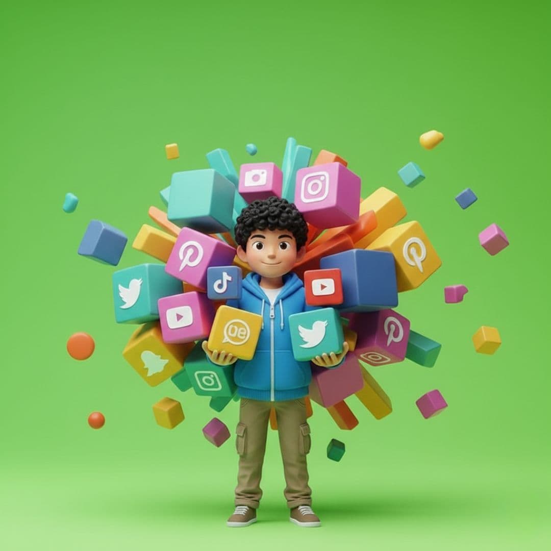A group of colleagues collaborating around a laptop in a bright office.